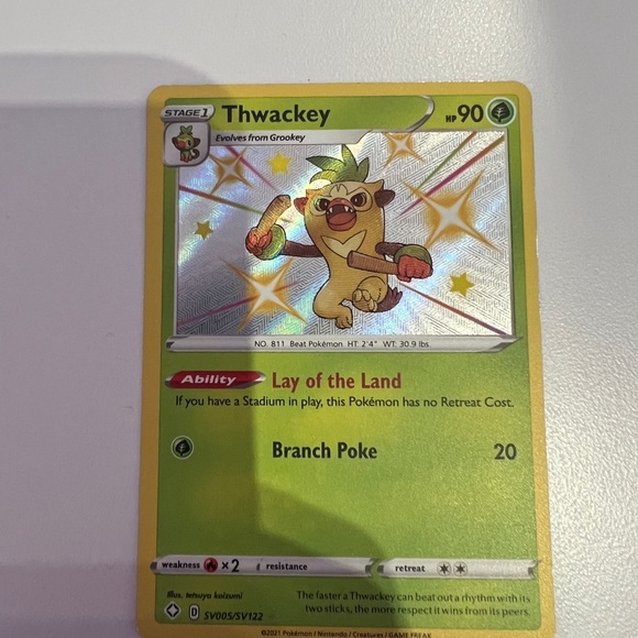 Thwackey shining vaults collection card! - Picture 2 of 4
